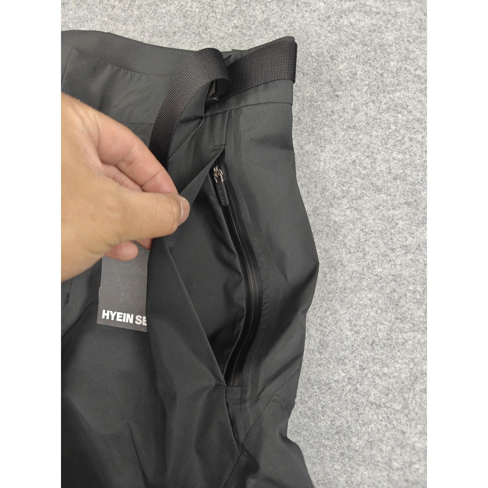 Hyein Seo Pants Womens 1 Black Shell Waterproof Adjustable Ankle Zip Rain Hiking — image 4 of 8